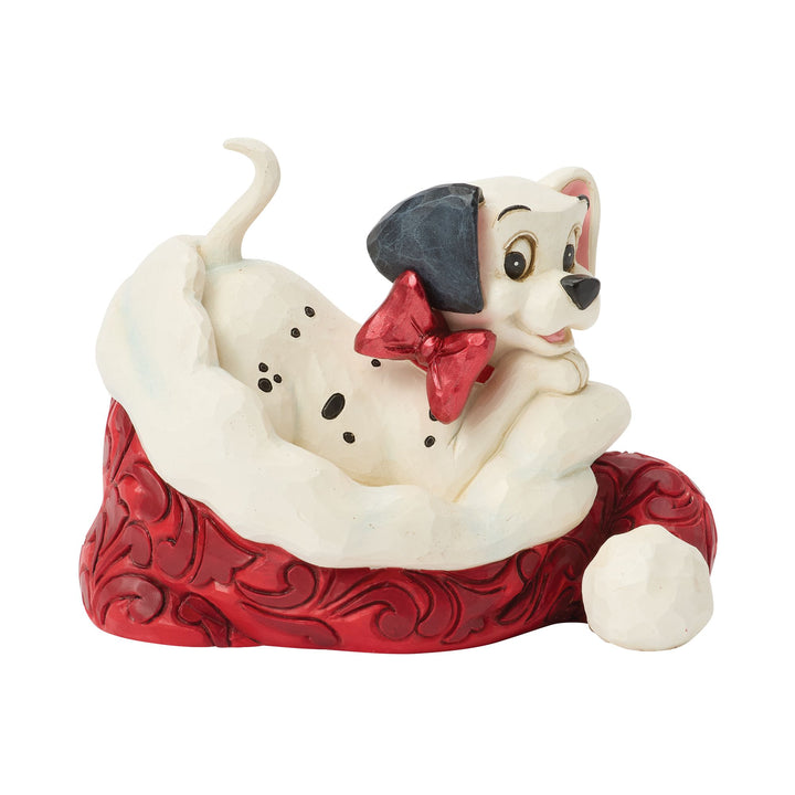 101 Dalmation Santa Hat Figurine
