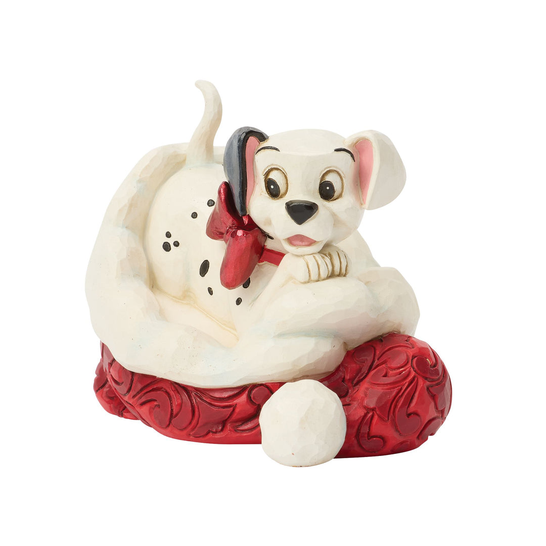 101 Dalmation Santa Hat Figurine