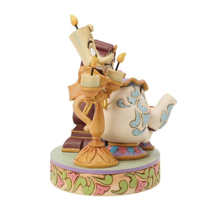 Heart of the Castle (Lumiere, Mrs Potts, Cogsworth and Chip Figurine)