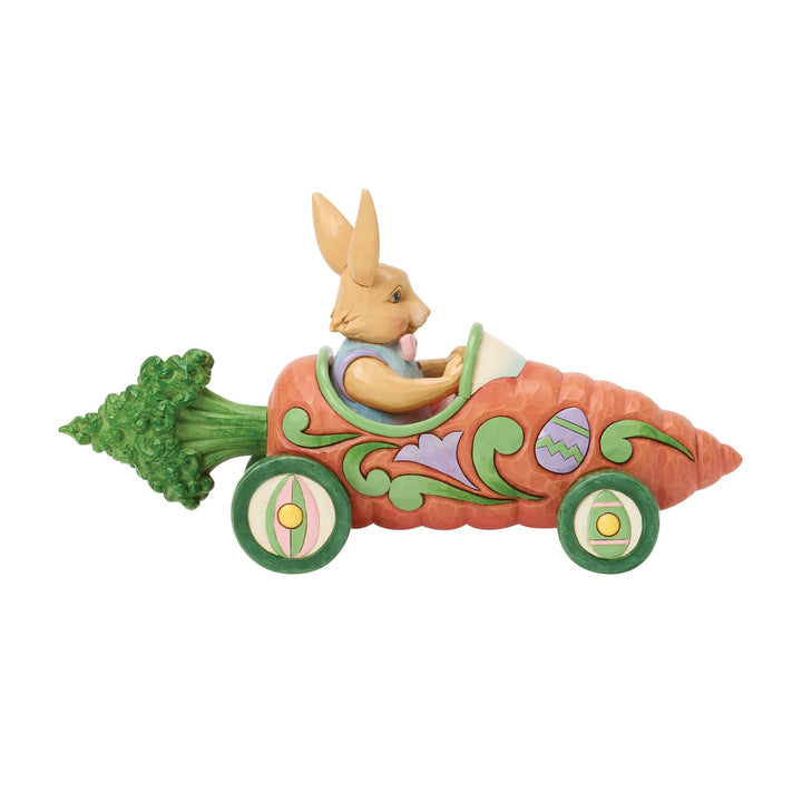 Bunnies on Parade Carrot Car Figurine - "Carrot Cruiser"