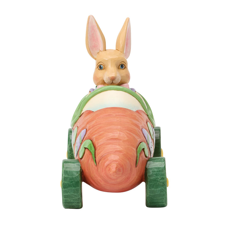 Bunnies on Parade Carrot Car Figurine - "Carrot Cruiser"