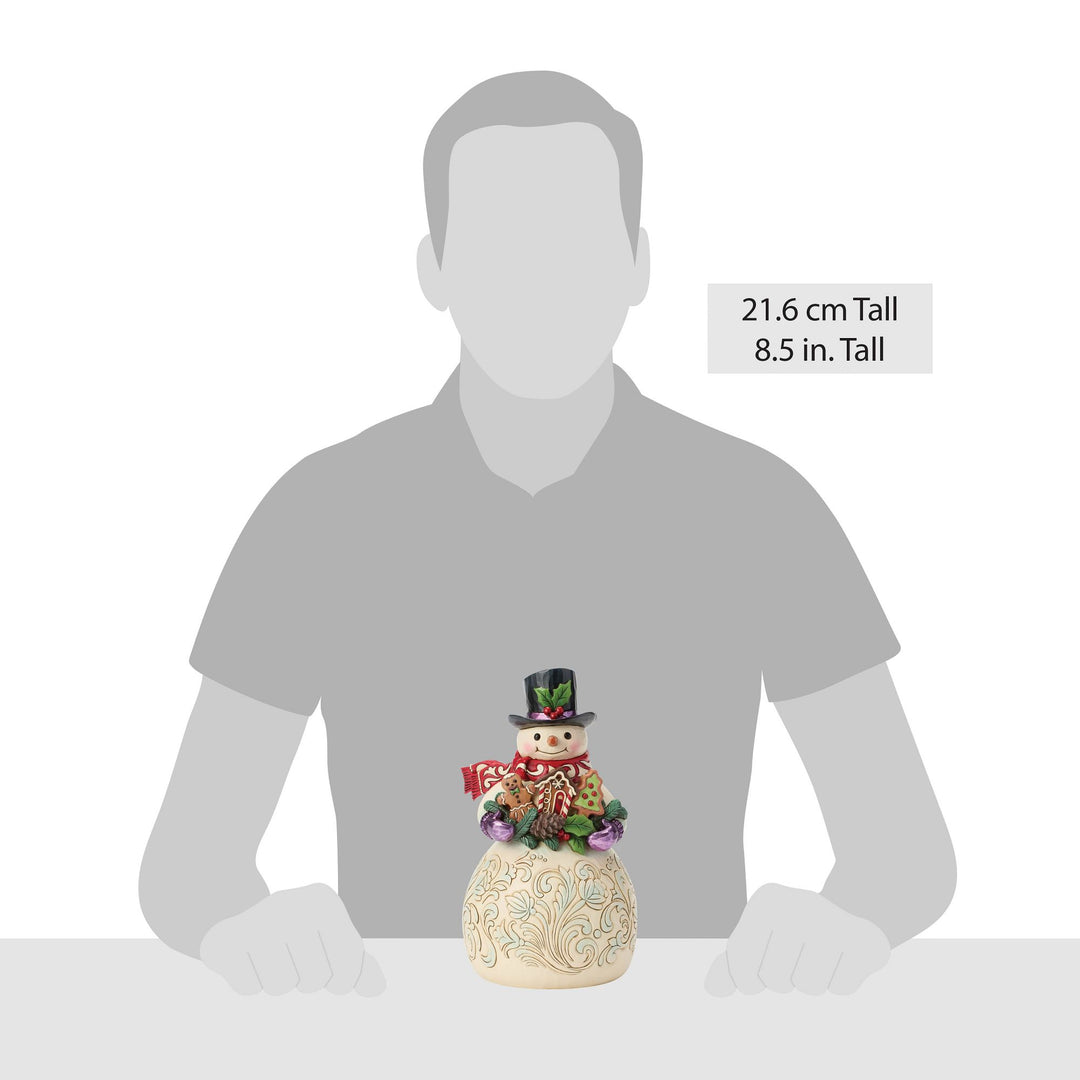 Sweet Bites (Snowman with Gingerbread Cookies)