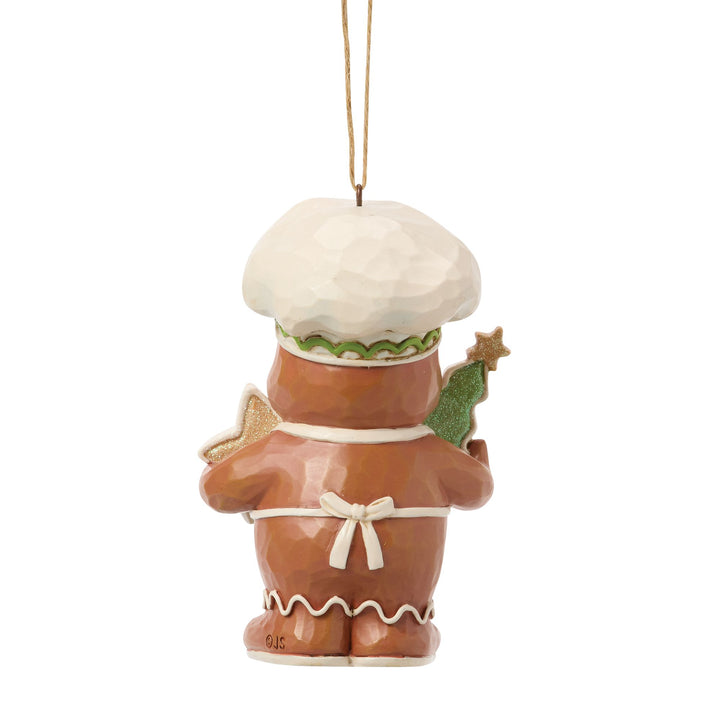Gingerbread Jolly Character with Cookies Hanging Ornament