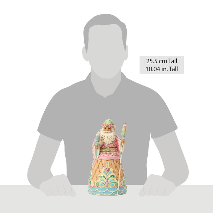 Santa's Sweet Indulgence (Sweets Santa with Macaron Staff)