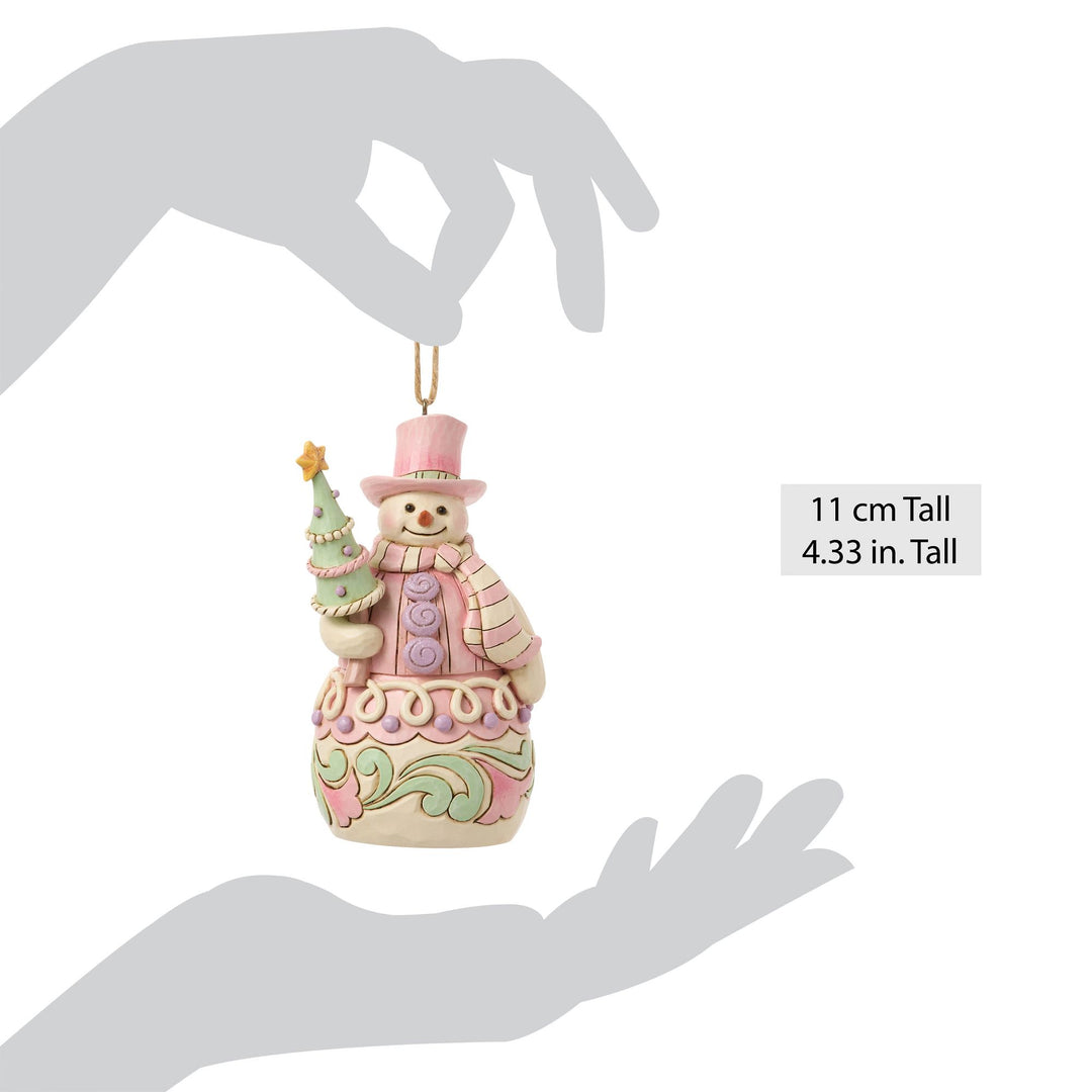 Sweets Snowman with Tree Hanging Ornament