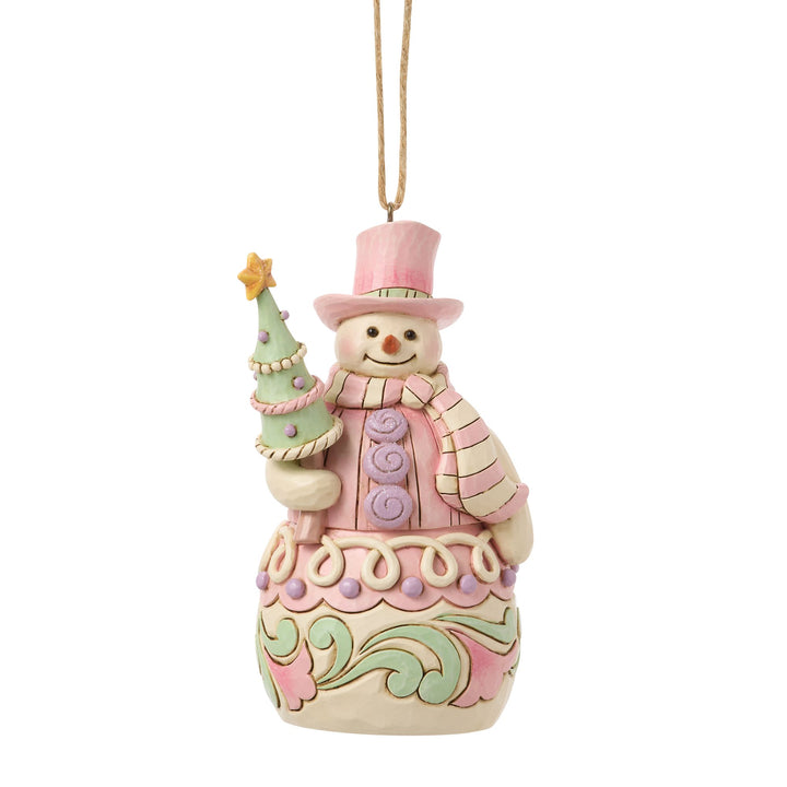 Sweets Snowman with Tree Hanging Ornament