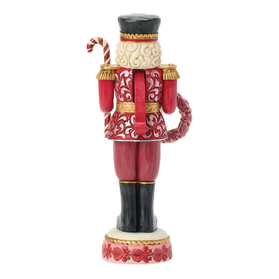Red & Pink Toy Soldier Nutcracker