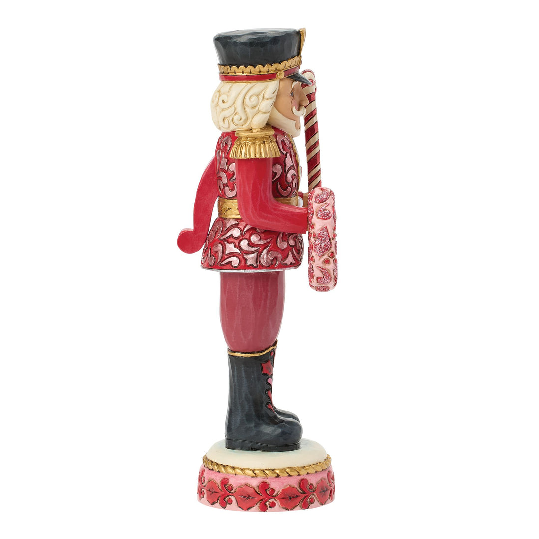 Red & Pink Toy Soldier Nutcracker