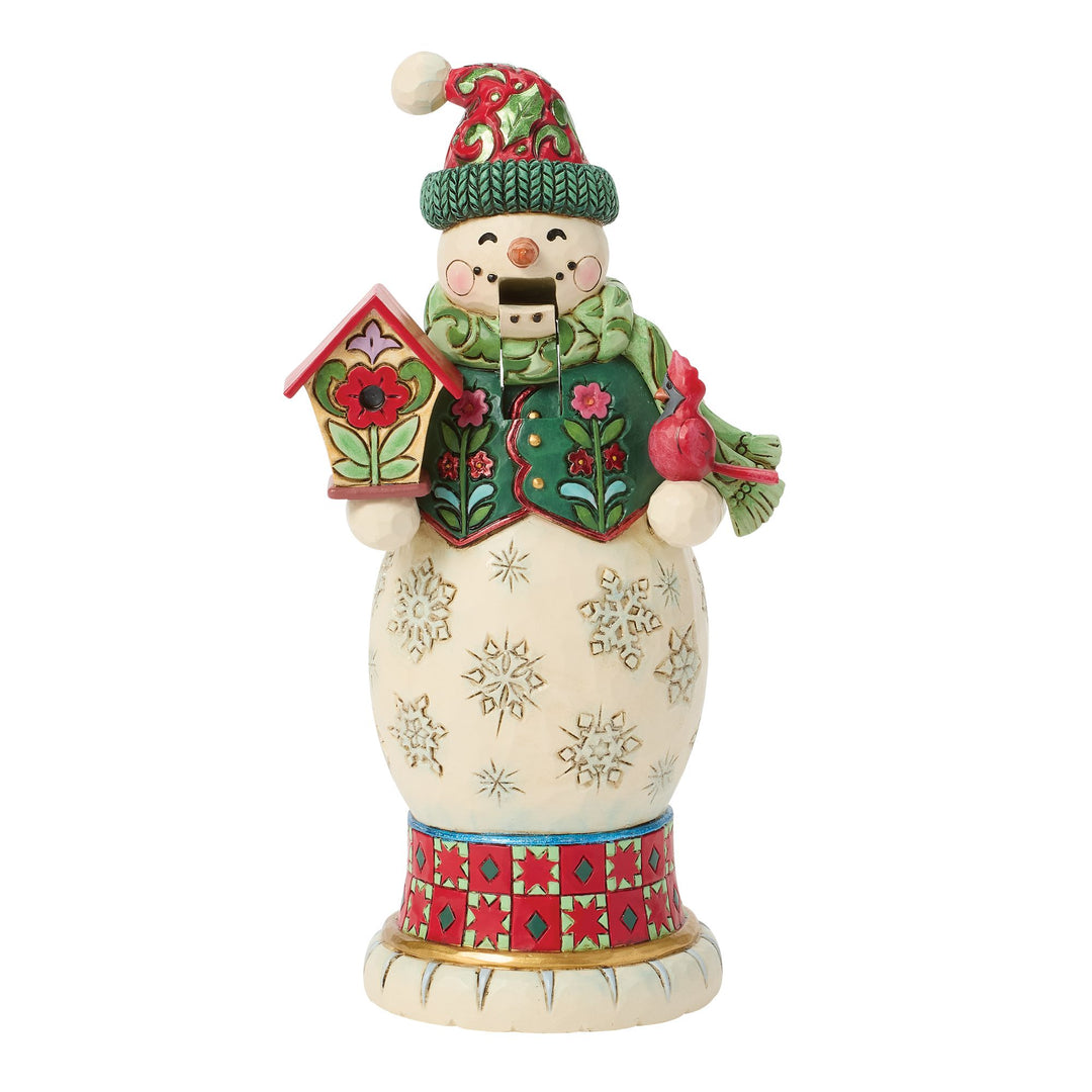 Traditional Snowman Nutcracker