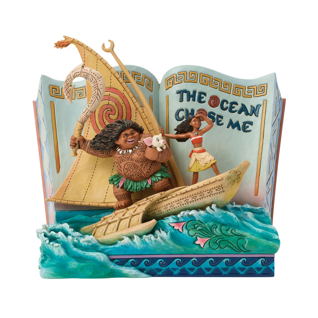 The Ocean Chose Me (Moana Storybook Figurine)