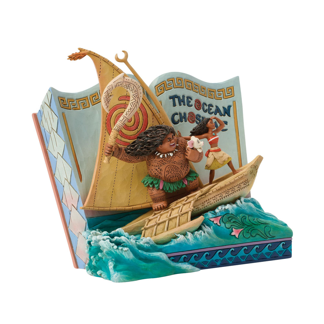 The Ocean Chose Me (Moana Storybook Figurine)