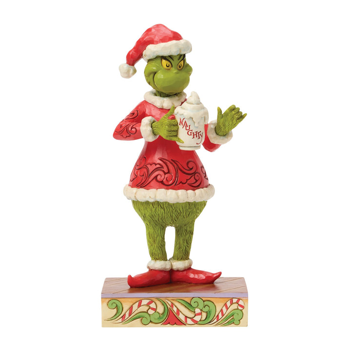 Grinch with Hot Chocolate Mug Figurine