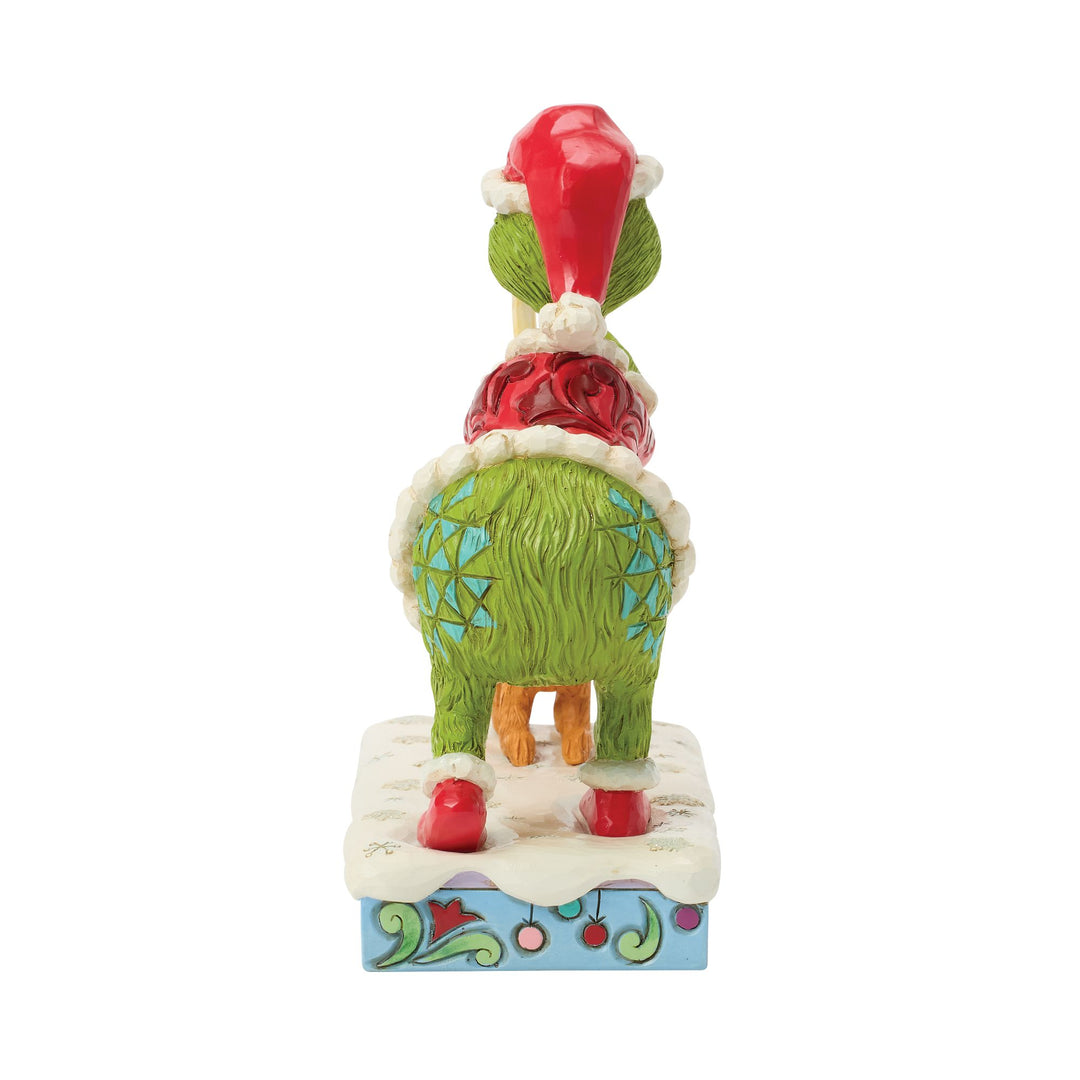 The Grinch Tying Antlers on Max Figurine