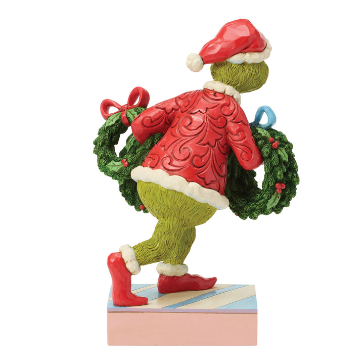 The Grinch Stealing Wreaths Figurine