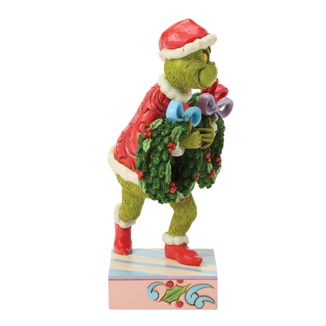 The Grinch Stealing Wreaths Figurine