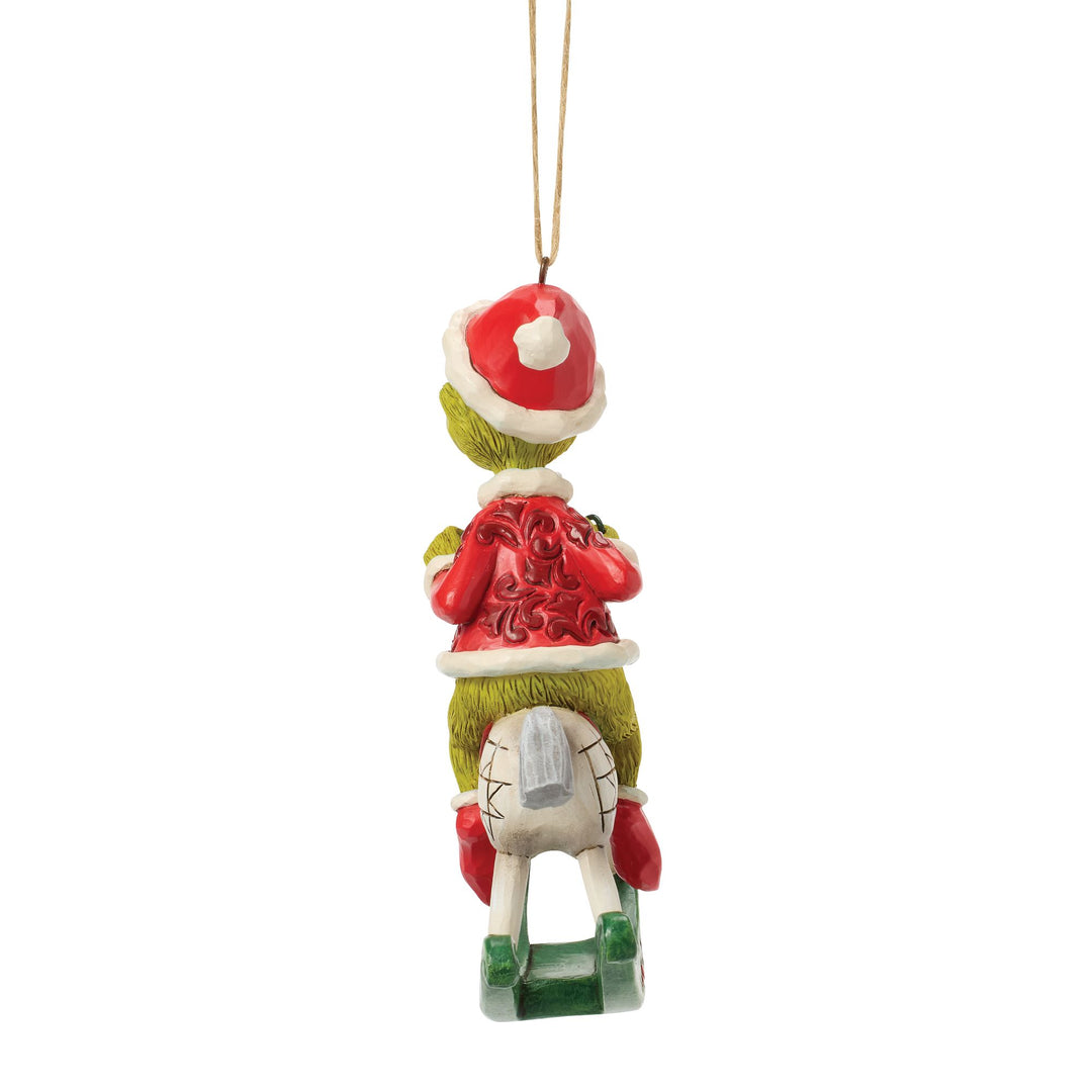 The Grinch on Rocking Horse Hanging Ornament