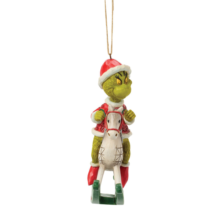 The Grinch on Rocking Horse Hanging Ornament