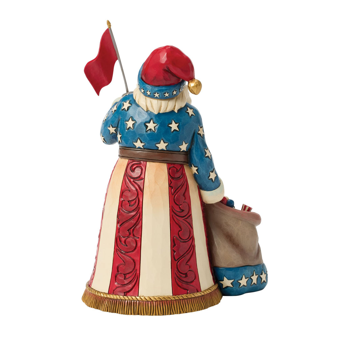USA Patriot Santa with Flag