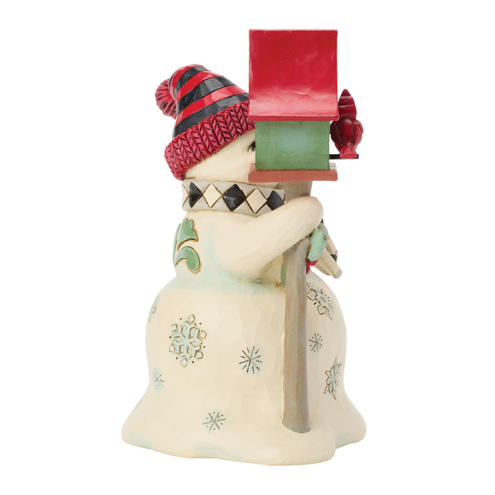 Highland Glen Snowman with Birdhouse