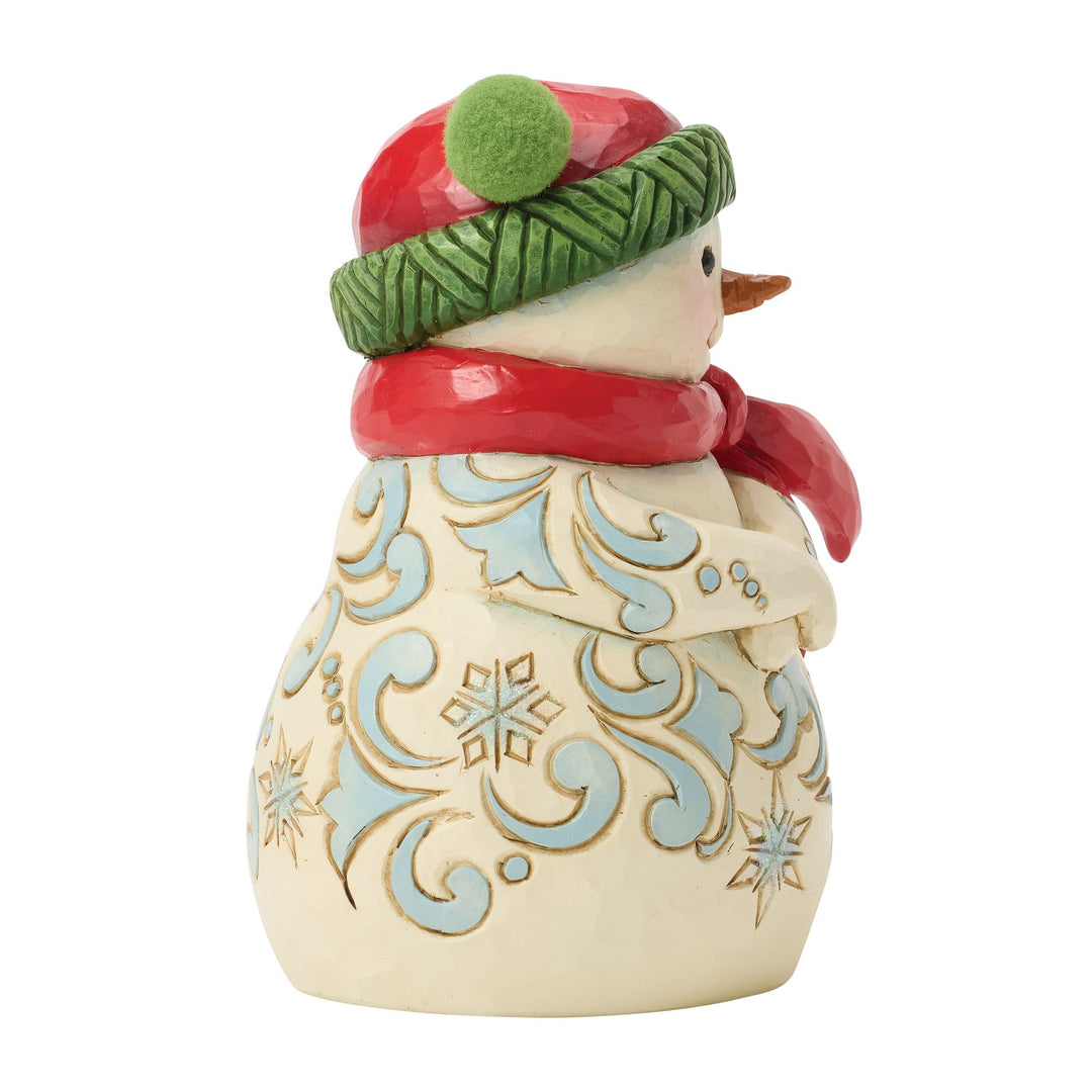 Snowman with Pom Pom Hat