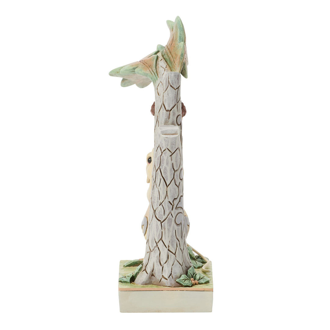 White Woodland Mouse with Acorn