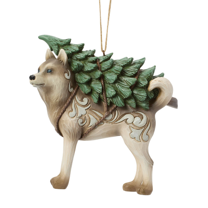Husky Dog Hanging Ornament