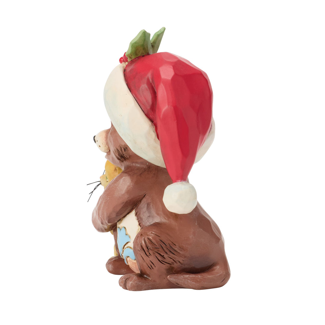 Hugging Dog and Cat Mini Figurine