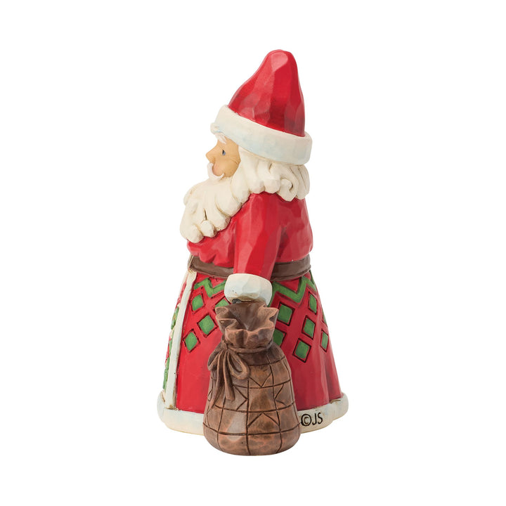 Santa With Toy Bag Mini Figurine