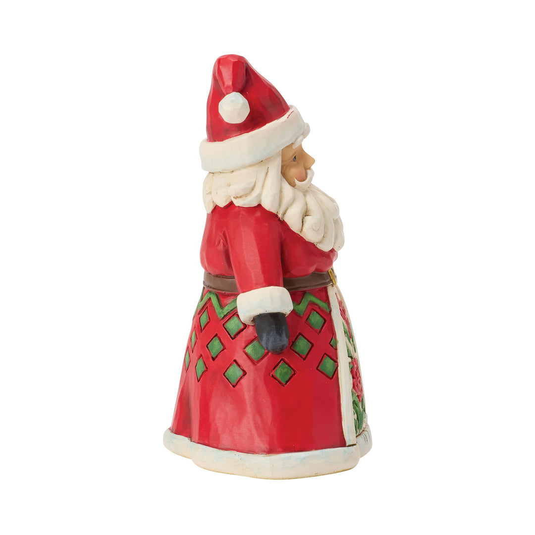Santa With Toy Bag Mini Figurine