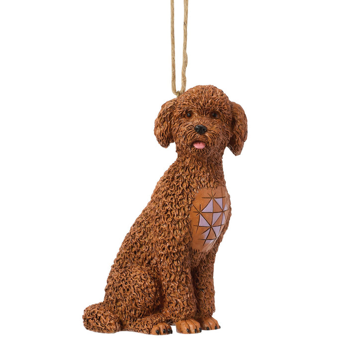 Golden-Doodle Hanging Ornament
