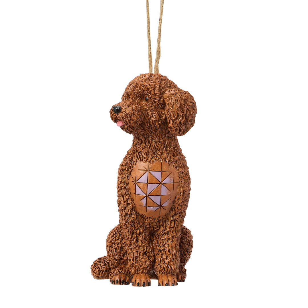 Golden-Doodle Hanging Ornament
