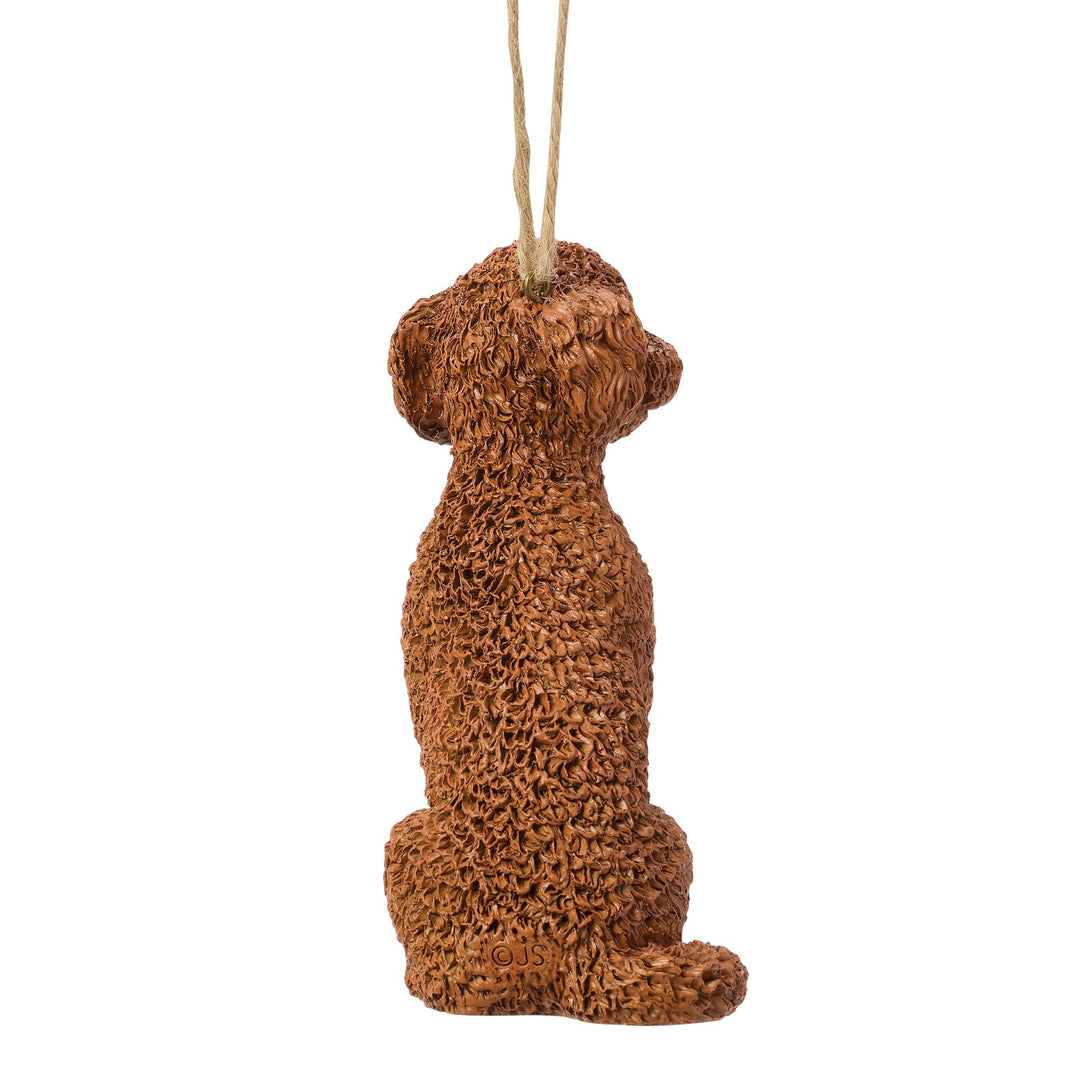 Golden-Doodle Hanging Ornament