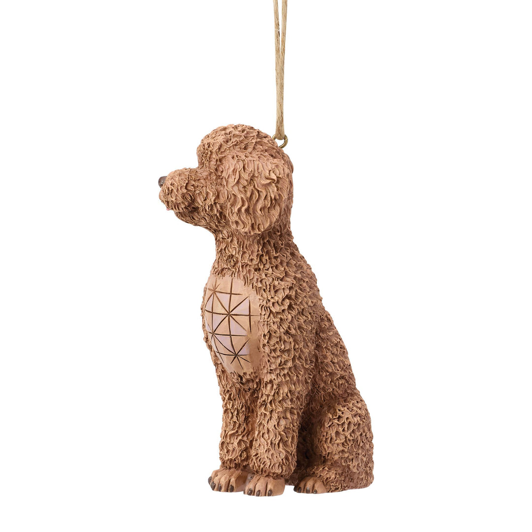 Golden-Doodle Hanging Ornament