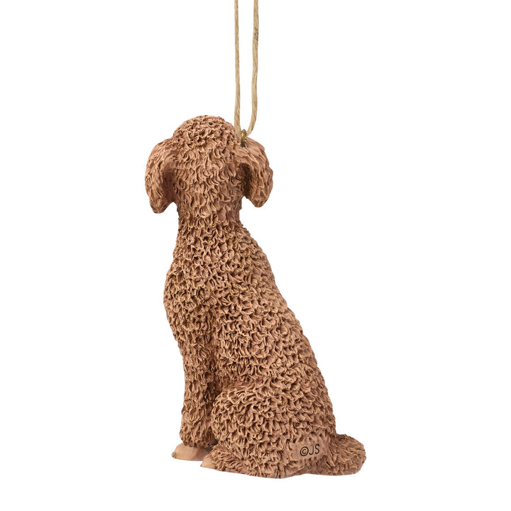 Golden-Doodle Hanging Ornament
