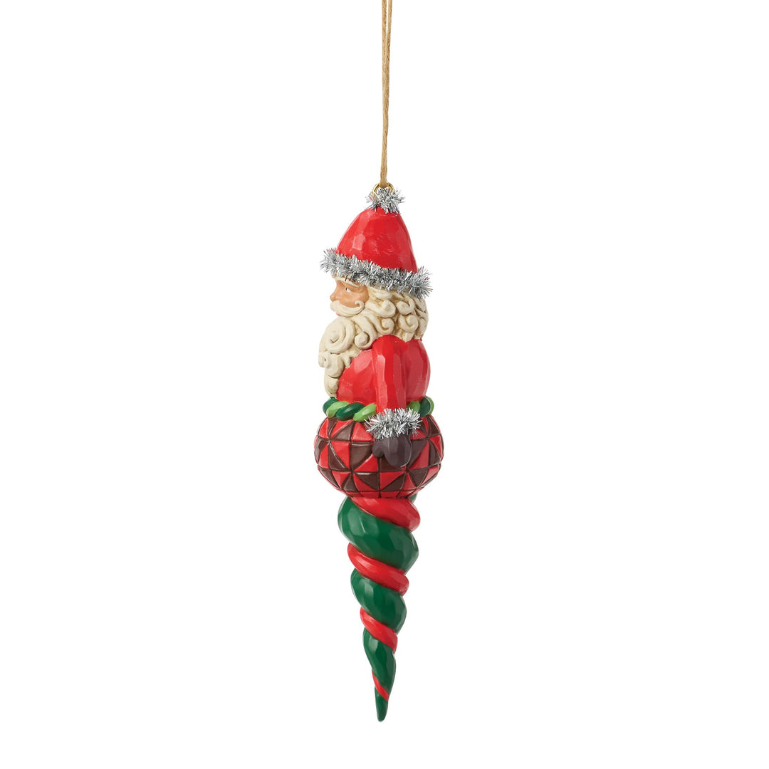 Santa Finial Hanging Ornament