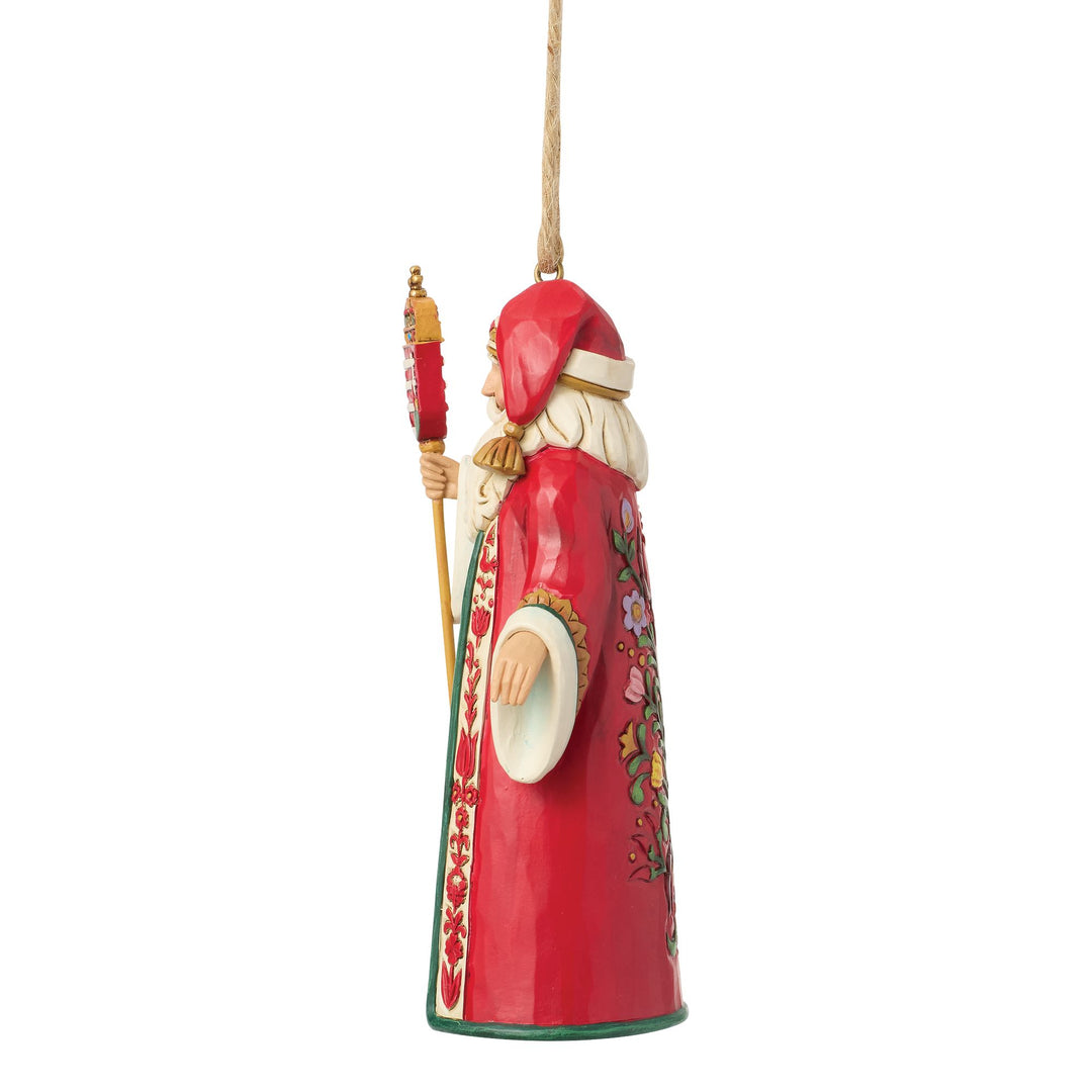 Hungary Santa Hanging Ornament