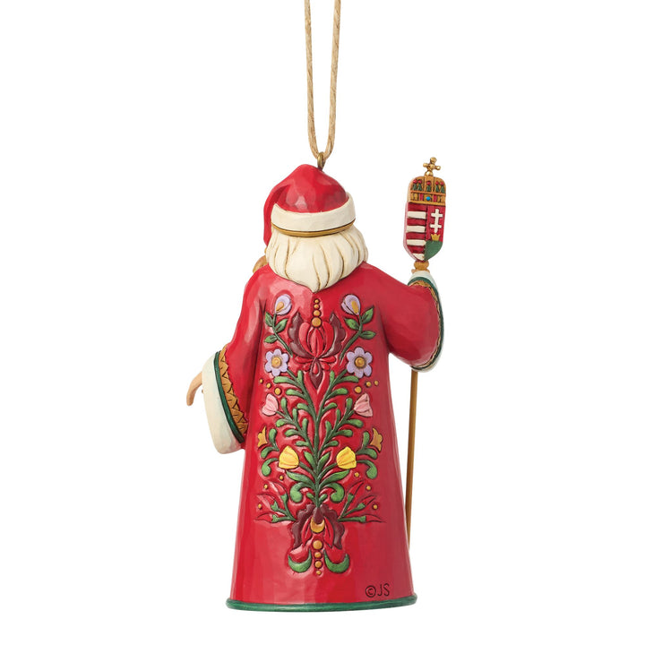 Hungary Santa Hanging Ornament