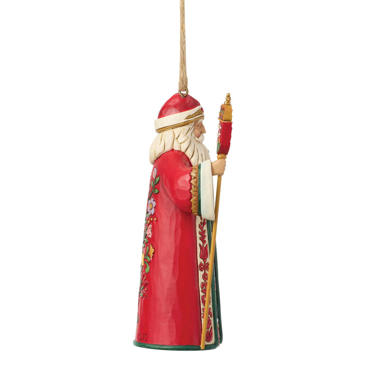 Hungary Santa Hanging Ornament