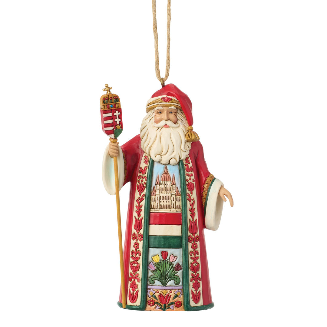 Hungary Santa Hanging Ornament