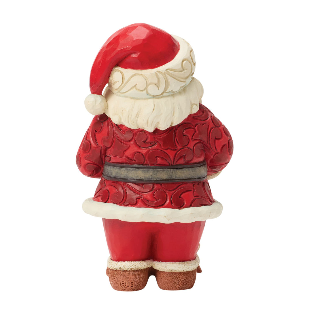 Santa with Hot Cocoa & a Cookie Pint Figurine