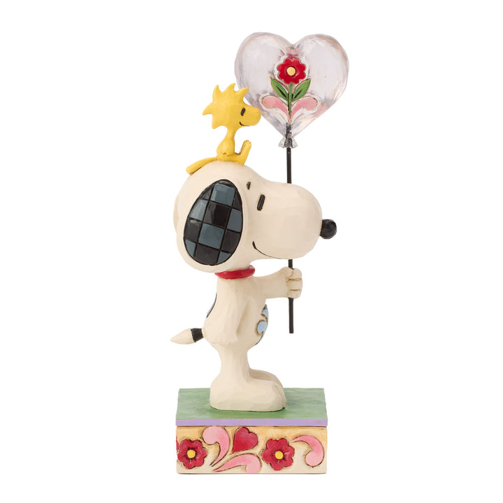 Snoopy Heart Balloon Figurine - "You Make My Heart Float"