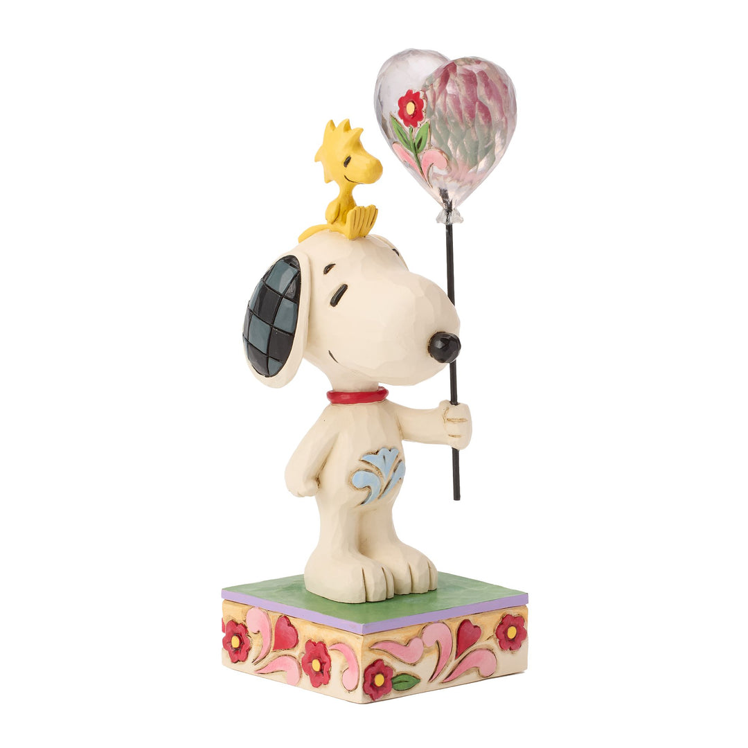 Snoopy Heart Balloon Figurine - "You Make My Heart Float"