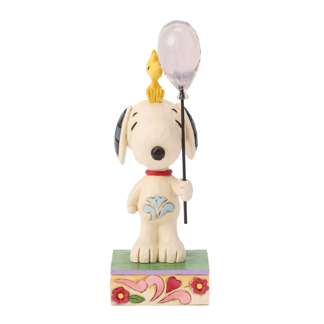 Snoopy Heart Balloon Figurine - "You Make My Heart Float"