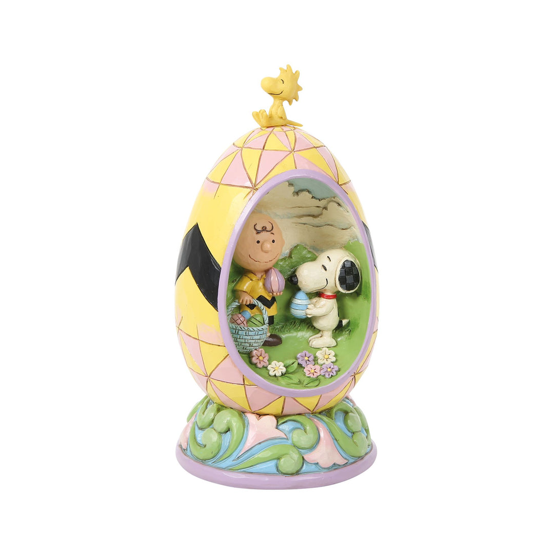 Snoopy Egg Diorama Figurine - "You're a Good Egg, Charlie Brown"