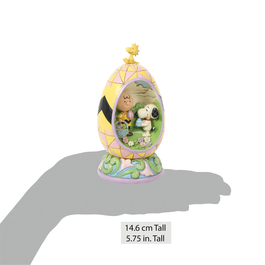 Snoopy Egg Diorama Figurine - "You're a Good Egg, Charlie Brown"