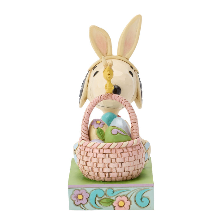 Snoopy Basket Eggs Figurine - "Ears to You|"