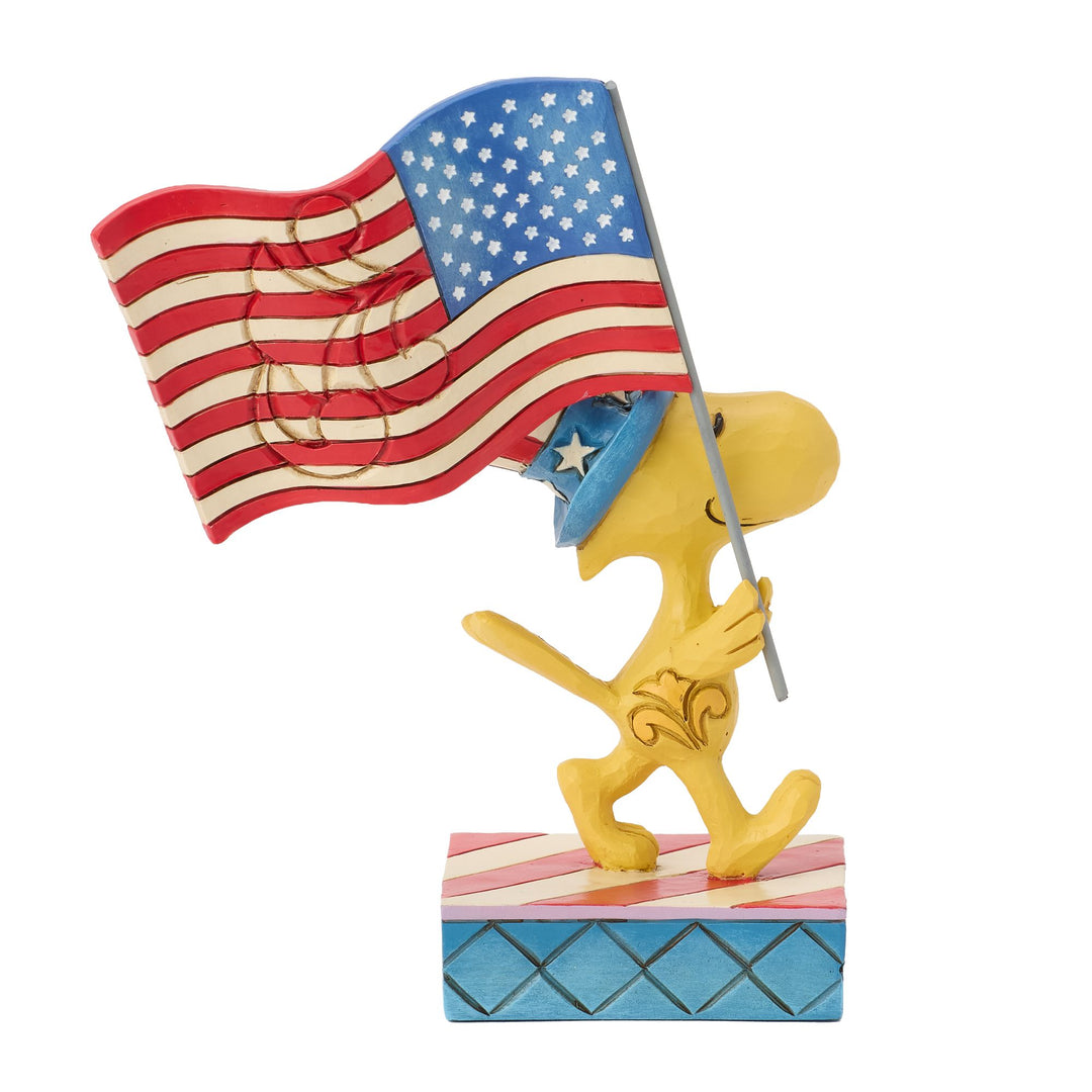 Patriotic Woodstock Figurine - "Sweet Liberty"