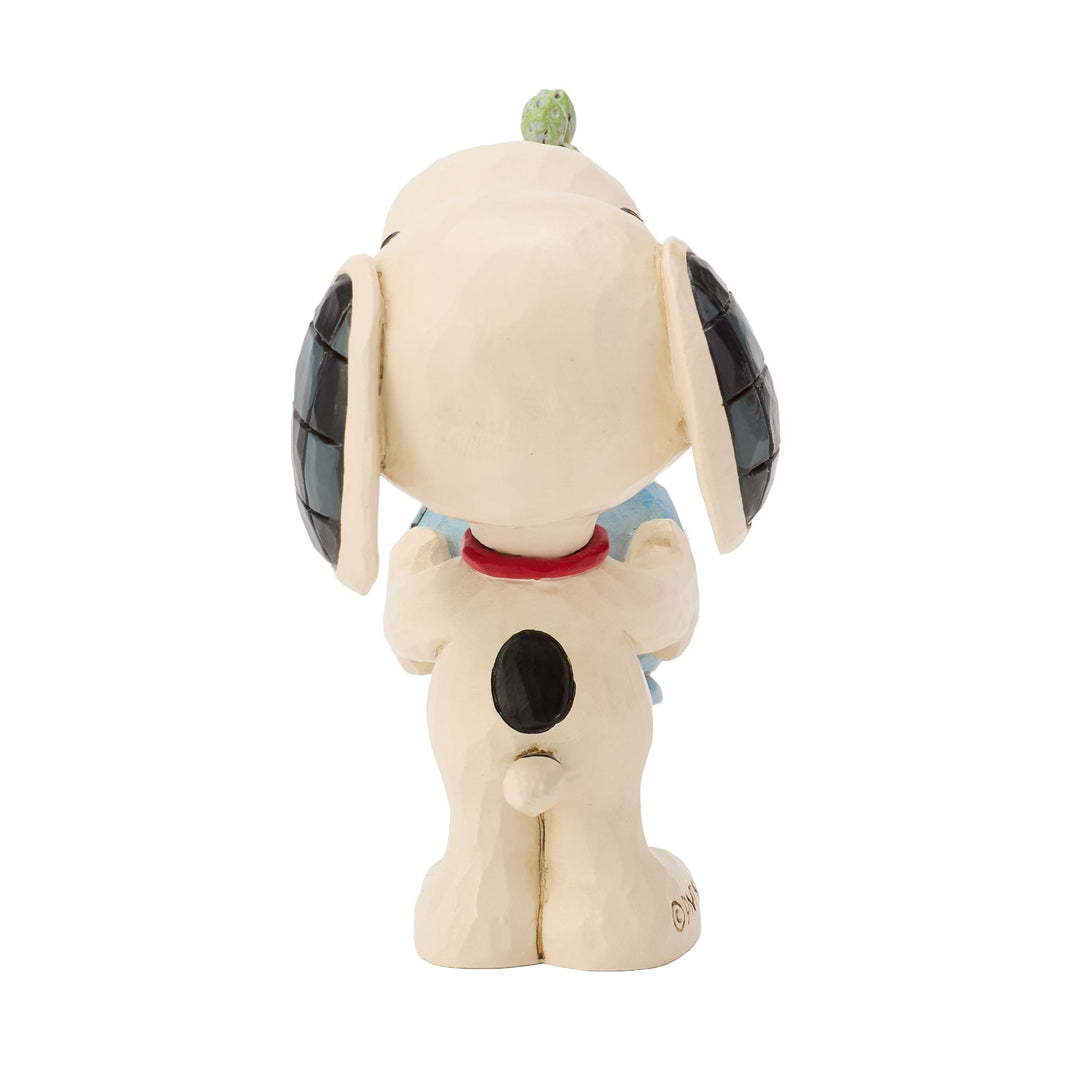 Snoopy With Plant Figurine