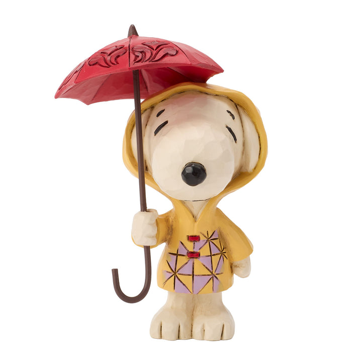 Snoopy In Raincoat Figurine