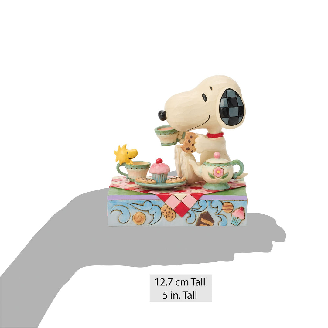 Snoopy Tea And Sweets Figurine - "Brew-tea-ful Afternoon"